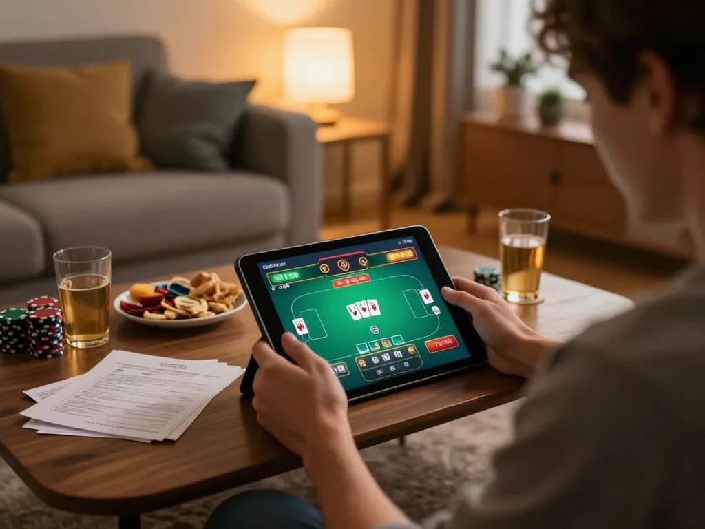 Play online casino by clicking here for immersive gaming experience with poker on tablet.