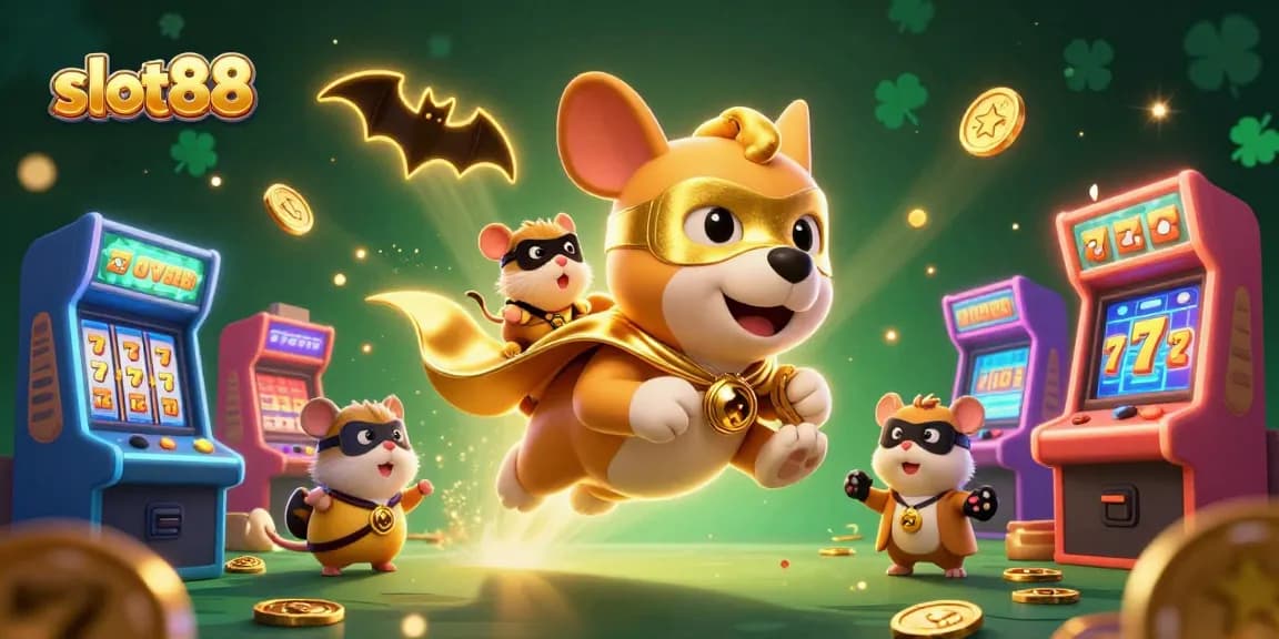 Memenangkan besar di slot88 dengan karakter pahlawan super dan mesin slot yang berkilau