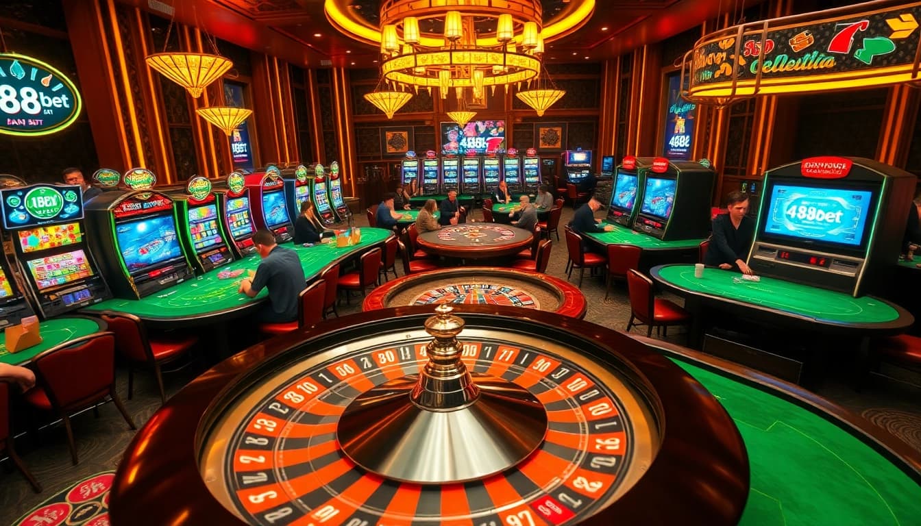 Disfruta de una experiencia de juego emocionante con 488bet, con blackjack de altas apuestas y ruleta emocionante.