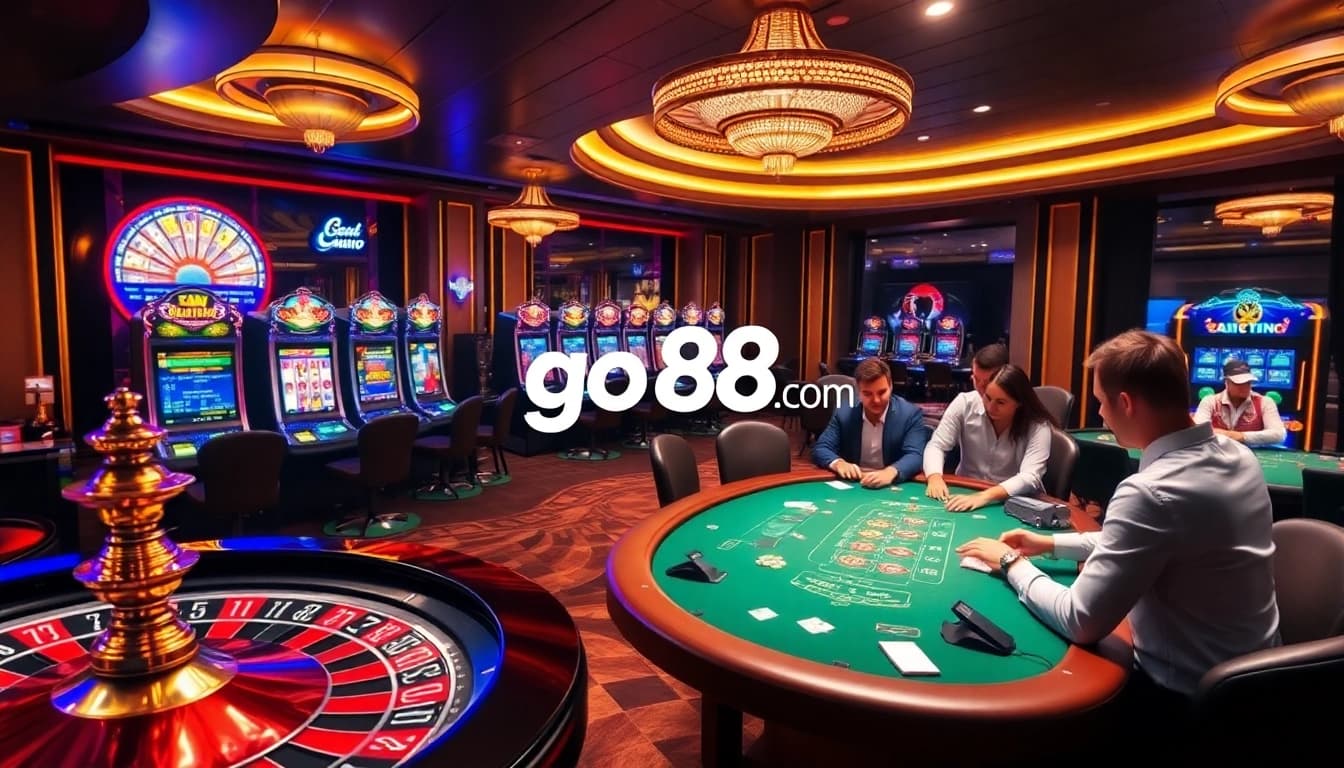 Experience thrilling gameplay on go 88. com with vibrant casino elements and exciting betting action.