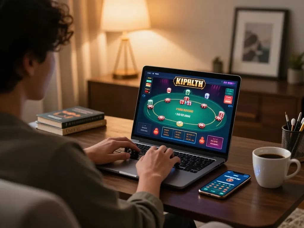 Experience immersive gameplay on 789win com with a dynamic online poker game setup at home.