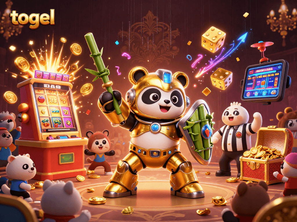 Experience togel excitement with a jackpot explosion and vibrant casino elements in a dynamic 3D illustration.
