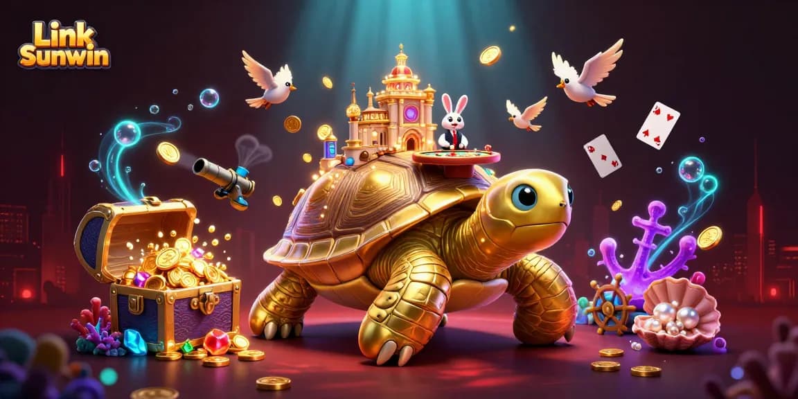 Experience thrilling casino gaming with Link Sunwin featuring vibrant characters and dynamic elements.
