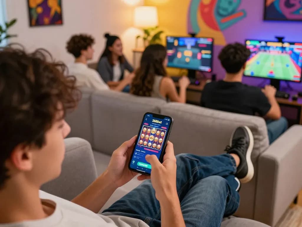 Engage with 388bet mobile gaming app showcasing vibrant slots interface.