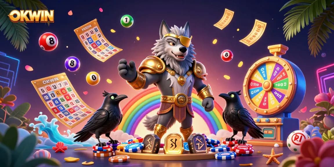 Engage in the thrilling world of OKWIN with exhilarating gaming elements and vibrant visuals.