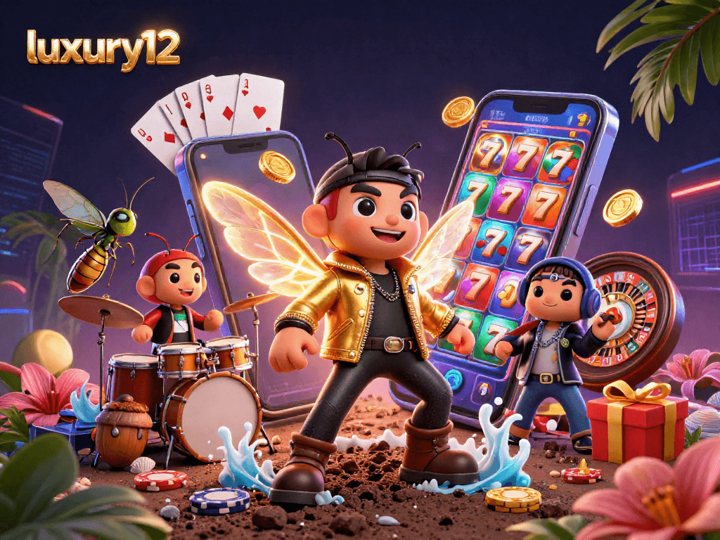 Luxury12 menarik pemain ke dunia slot berwarna-warni dengan rock star ikonik.