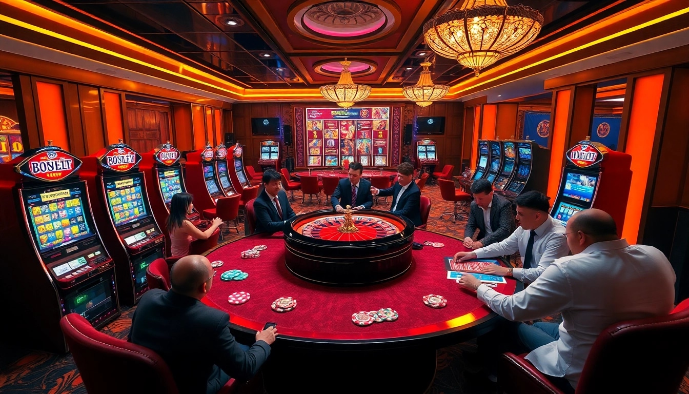 Cổng game Hitclub offers an exciting roulette experience at a luxurious casino table.