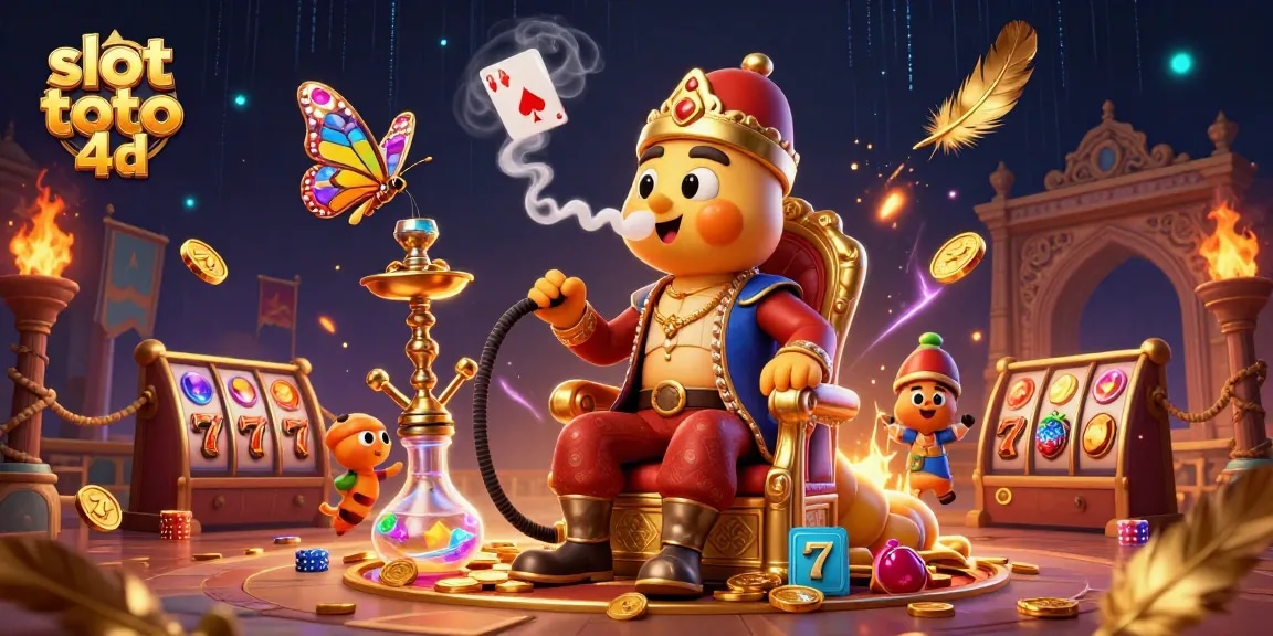 Experience thrilling slot toto 4d action in this vibrant, dynamic casino illustration.
