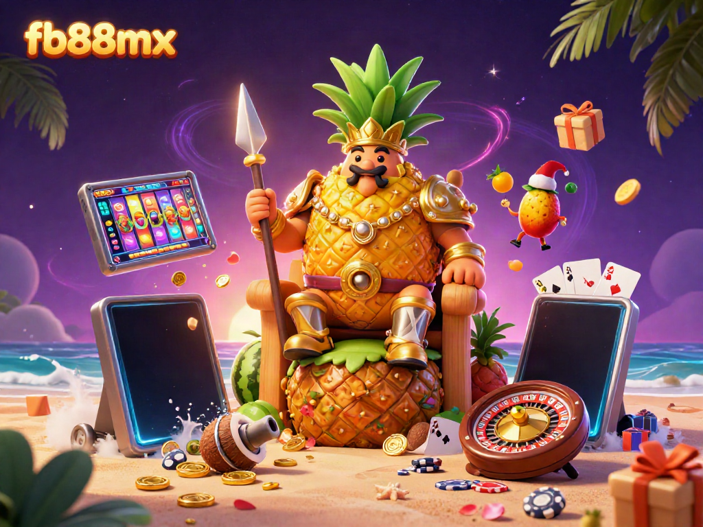 Experience thrilling gameplay at fb88mx with engaging casino games and dynamic promotional artwork.