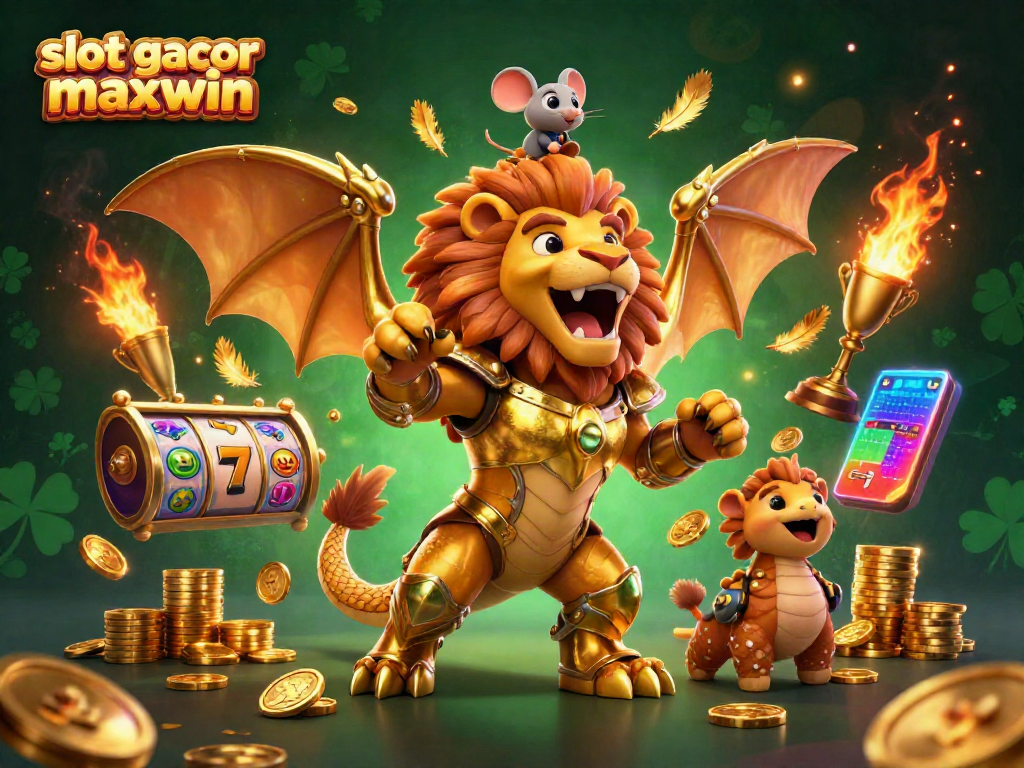 Bermain slot gacor maxwin dengan simbol jackpot dan kursi emas, menunjukkan peluang menang besar.