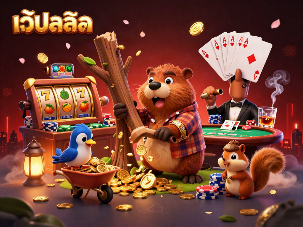 เล่นเกมสล็อตจากเว้ปสล้อตในบรรยากาศคาสิโนที่มีสีสันสดใส, การถ่ายทอดภาพการชนะแจ็คพอต