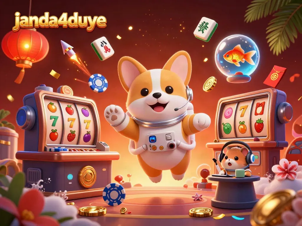 Gali keberuntungan di janda4duye dengan corgi astronot di kasino luar angkasa.