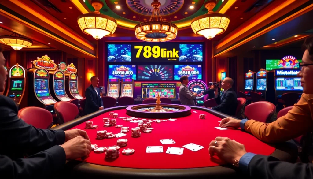 Experience the thrill of winning at the poker table with the 789f link branding prominently displayed.