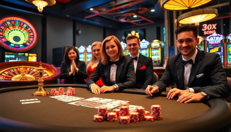 Experience thrilling gameplay at XX 88 with luxurious casino tables and vibrant poker chips.