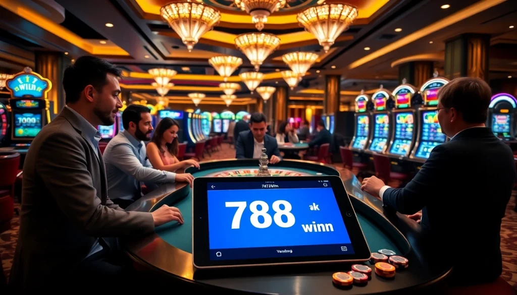 Experience the thrill of winning with 789 win at a luxurious casino table.