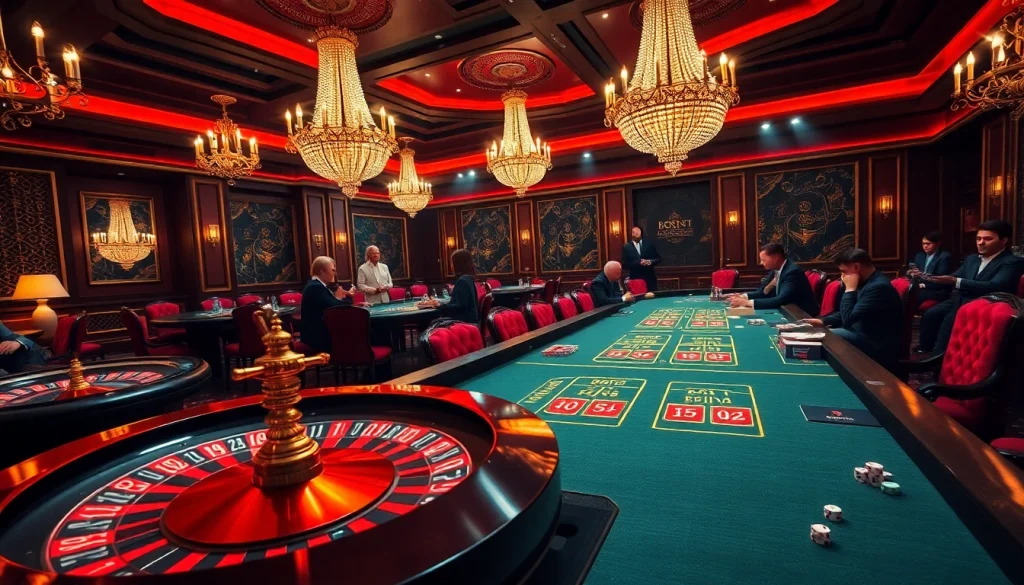 Experience thrilling moments at https://kjc686.com/ with players engaged in high-stakes casino games.