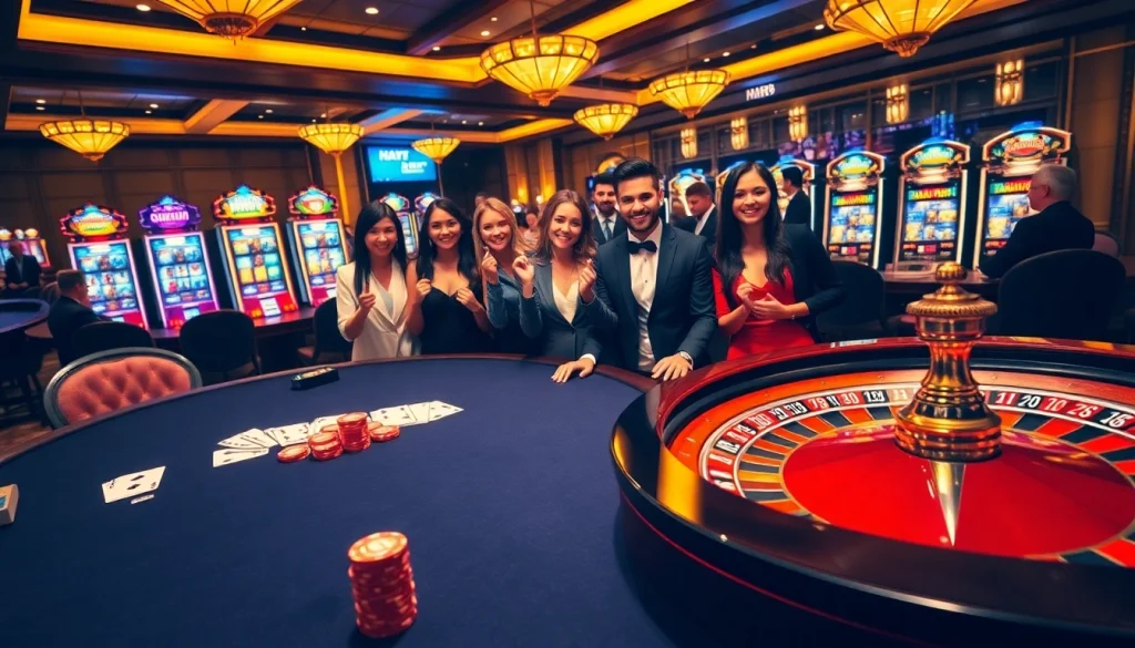 Experience high-stakes excitement at hay88 casino with poker and roulette action.