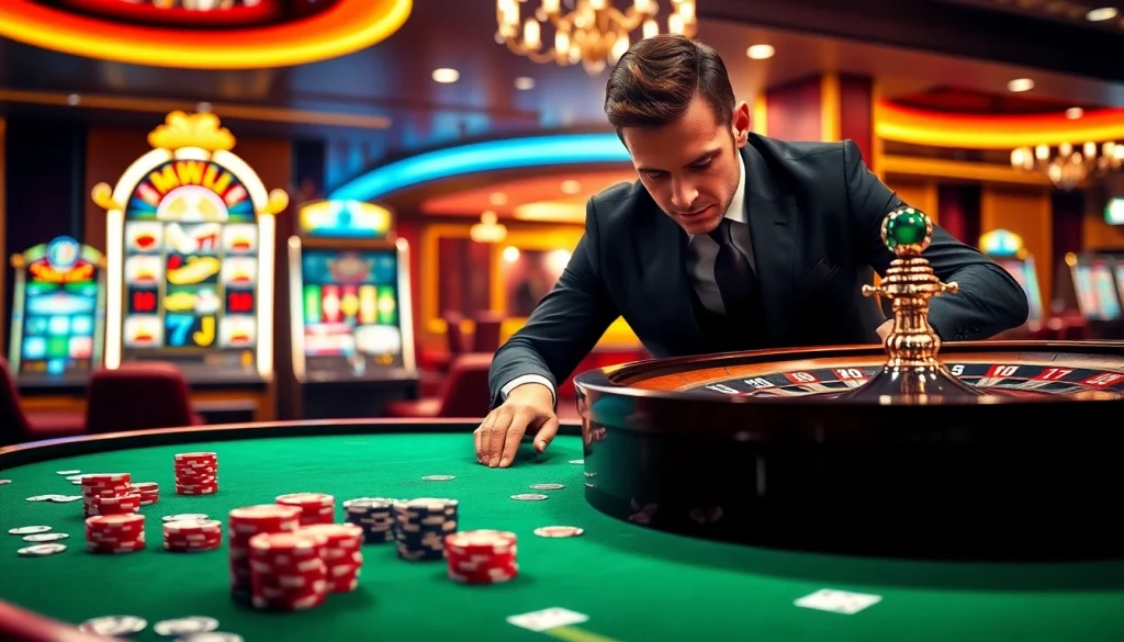 Experience the thrill of betting at 32win32 with vibrant casino gaming elements.