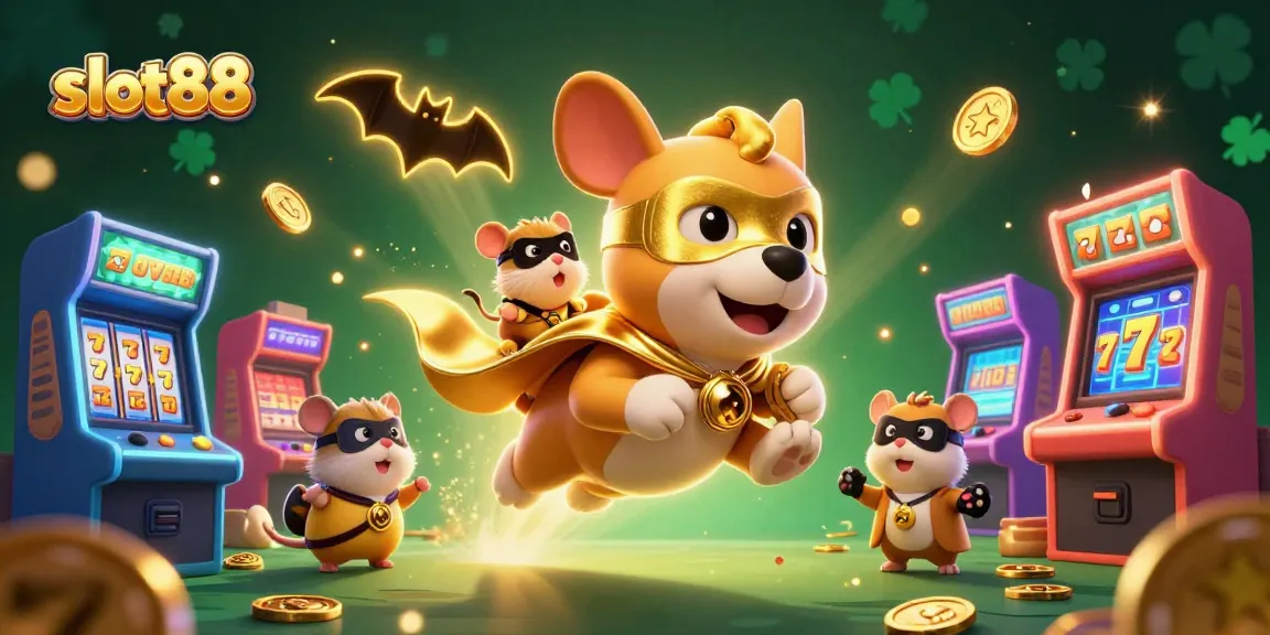 Memenangkan besar di slot88 dengan karakter pahlawan super dan mesin slot yang berkilau